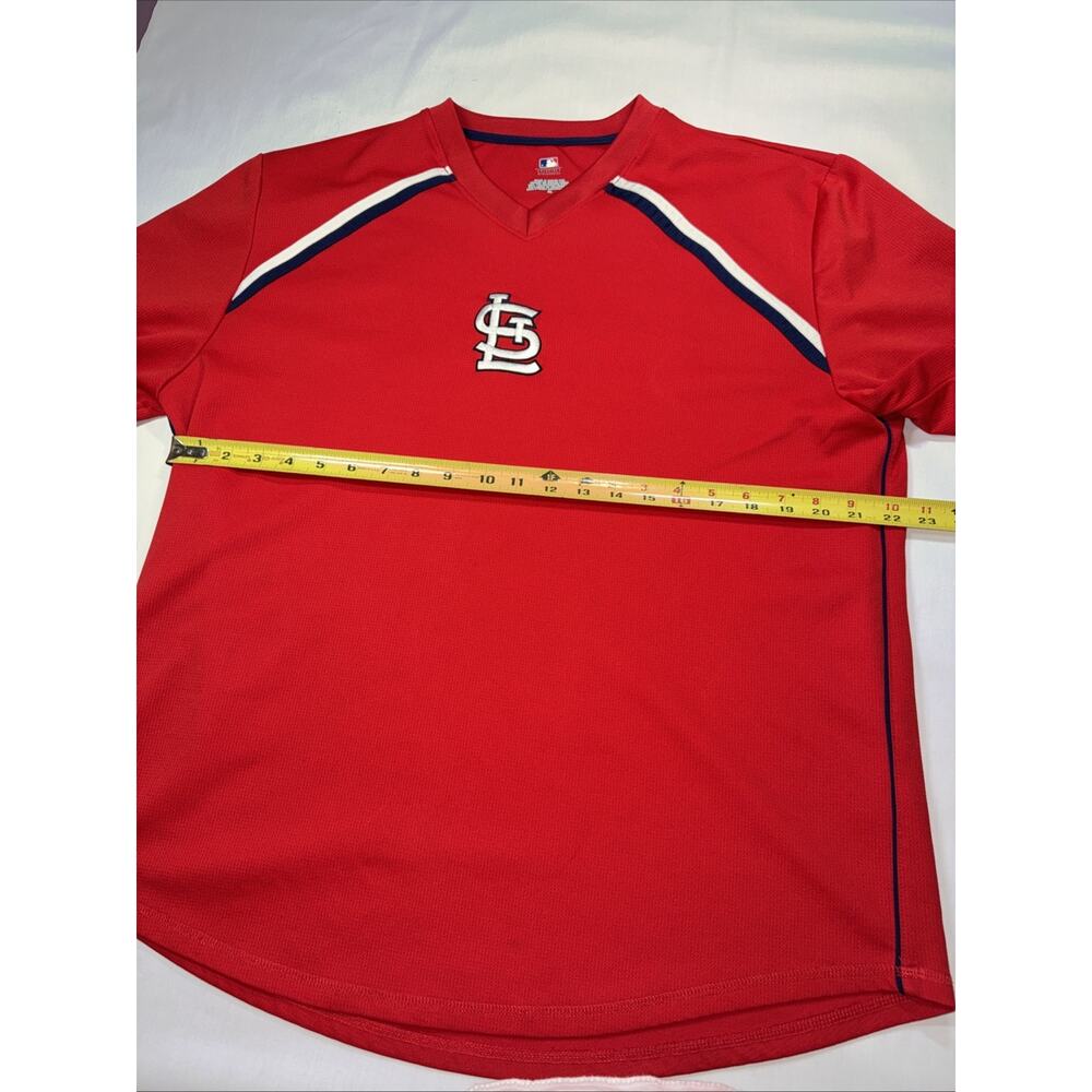 MLB Genuine Merchandise St Louis Cardinals Pullover Size XL Short Sleeve - Picture 7 of 8